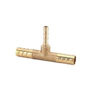 Raccords de tuyaux à trois voies de type T, raccord de tuyau en laiton à 3 voies, adaptateurs réducteurs en laiton, 5 pièces(10x4x10mm)