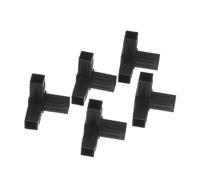 Raccords de tuyaux carrés croisés, 20MM, 2/3/4 ou 5 voies, 5 pièces | Code d'angle de tuyau 20x20 hexagonal à travers des raccords en plastique(03 5pcs)
