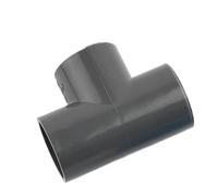 Raccords de tuyaux d'alimentation en eau en PVC, connecteurs en t égaux, Joint en plastique d'irrigation, 1 pièce(Gray,32mm)