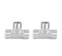 Raccords de tuyaux en acier inoxydable G1/2 pouces, raccords de tuyaux de plomberie, connexion de gaz et de liquide, accessoires filetés