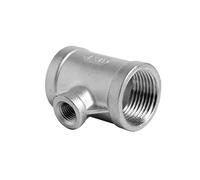 Raccords de tuyaux filetés BSPT en acier inoxydable 304, coude de 1/8 à 2 pouces, 45/90 degrés, té, quatre voies, réducteur, connecteur adaptateur mâle/femelle(Female Tee,11L2 TO 3L4_1PC)