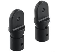 Raccords d'extrémité en nylon marine pour installation sur bimini sur bateaux avec hauteur de 64 mm et raccord de tube de 22 mm