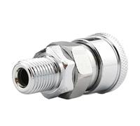 Raccords d'outils pneumatiques industriels pivotants de type C | Connecteur pneumatique de compresseur, adaptateur de filetage à dégagement rapide, prise mâle et femelle