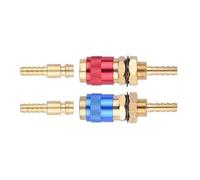 Raccords en laiton à haut débit pour le soudage des torches, des conduites d'eau et de gaz, adaptateur rapide industriel, libération rapide, adaptateur industriel