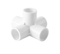 Raccords en T en PVC - Raccords de tuyaux en PVC 3 voies | Raccord de tuyau coudé 3/4/5 voies de qualité meuble