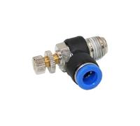 Raccords enfichables pneumatiques Raccords pneumatiques rapides modèle SL, 5/10 pièces, vanne papillon M5, 1/8", 1/4", 3/8", 1/2", 4, 6, 8, 10, 12 mm, tuyau réglable(SL8-02,10pcs)