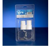 Raccords GRE - 38/32 - 4 colliers de serrage inclus