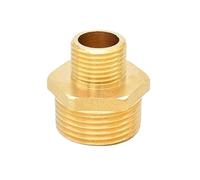 Raccords hexagonaux en laiton, adaptateur de coupleur rapide for systèmes d'eau et d'huile - Connecteur à débit régulier 1 pièce(1inx1/2inx35mm)