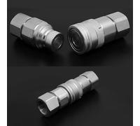 Raccords hydrauliques à dégagement rapide à face plate pour conception sans déversement, conforme à la norme ISO 16028, haute pression 250-325 bar, pour hydraulique industrielle (NPT 3-8")