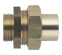 Raccords - laiton - union droit 3 pièces - à joint sphéro-conique mâle Diamètre 12 Diamètre 15/21 BRICOZOR