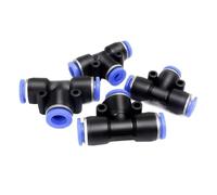 Raccords pneumatiques à connexion rapide for tuyau d'air - Connecteurs de tube en plastique disponibles diamètres 4 mm, 6, 8, 10 et 12 Conception(PZA,OD 8mm)