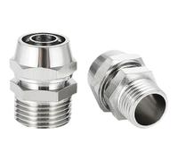 Raccords pneumatiques en cuivre, diamètre extérieur 4, 6, 8, 10, 12 mm, filetage 1/8, 3/8, 1/2", 1/4", connecteur rapide for tuyaux et tubes, 1 pièce(OD6mm-1I8)