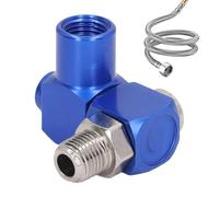 Raccords Rapide Pour Tuyau D'Air | Raccord Rotule pour Outil Pneumatique | Adaptateur Pivotant à 360 Degrés Accessoires en Aluminium pour les Applications HVAC Jardin Industrie Fabrication