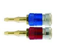 Raccords rapides fem. à clapet OX/AD montage tuyau D6.3 X2 Castolin