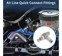 Raccords Rapides Pour Air ComprimšŠ 1/4" š€ 90 DegršŠs Soupape De Contr?le De DšŠbit D'Air En Acier Inoxydable 304 1/4"Bspt 1 Pc Ton ArgentšŠ
