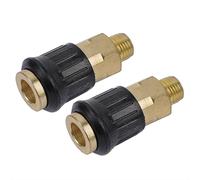 Raccords rapides universels Powerplus pour air comprimé - 1/4" mâle 54 mm