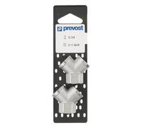 Raccords Y sur Plaque Femelle BSPP G 1/4 lot de 2 Prevost
