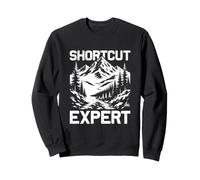 Raccourci Expert Alpiniste Randonnée Randonnée Drôle Sweatshirt
