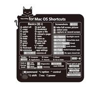 Raccourcis Clavier : Autocollants de référence Rapide, étiquettes de Clavier durables | Autocollants de Clavier éducatifs sans saleté compatibles avec Air/Pro de 13 à 16 Pouces, Guide pour