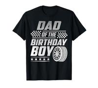 Race Car Dad of the Birthday Boy Racing Family Pit Crew T-Shirt