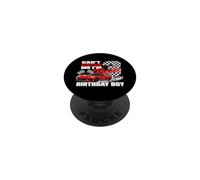 Race Car Racing 3rd Birthday Can’t Catch Me I'm 3 Bday Boy PopSockets PopGrip Adhésif