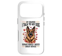 Race de Berger Allemand Bien sûr, Je Parle à Mon Chien Coque pour iPhone 17 Pro