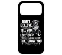 Race de Chien Pitbull Terrier Ne Croyez Pas Ceux Qui Vous Disent Coque pour iPhone 17 Pro Max