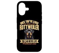 Race de Chien Rottweiler Une Fois Que Vous Avez vécu avec Un Rottweiler, Vous Coque pour iPhone 17