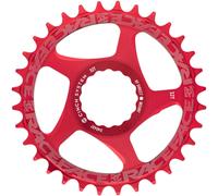 RaceFace Narrow Wide Plate Dentaire: Montage Direct CINCH 26t Rouge