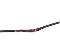 Race Face Guidon Courbé en Carbone Sixc 3/4" 19 mm 31.8 rouge 785 mm 8°