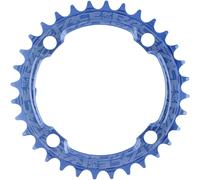 Plateau race face narrow wide 104mm bleu taraude