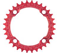 Race face mono plateau narrow wide 104mm taraude rouge