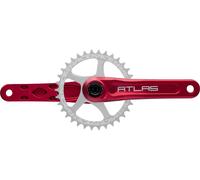 Race Face Atlas Cinch Crank Argenté 175 mm Black