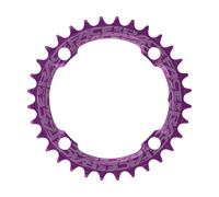 Race Face Plateau Narrow Wide, 4 bras, BCD 104 mm, 10/11/12vit. violet/noir 32 Zähne
