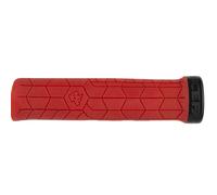 Race Face Poignées VTT Getta Lock-On 33 mm 130 mm Rouge/Noir
