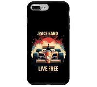 Race Hard Live Free Car Race Indianapolis Coque pour iPhone 7 Plus/8 Plus