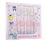 RACE - Sanrio Characters Peelable Nail Polish Set 10 pcs