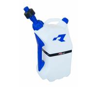 Race Tech Bidon d'essence remplissage rapide 15L translucide/bleu