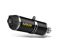 RACE TECH SILENCER SHORT ALUMINIUM DARK-CARBY ARROW POUR HONDA X-ADV 750 2025