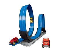 Race Track, Magnetic Car Racing Playhouse, 12.01x8.78x2.83 inches Interactive Track Toy, Smooth Gliding Action, Easy Snap-Together Design for Kids, Boys, Girls, Teens, All Ages Fun