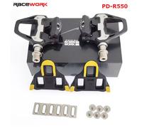Raceasy Ultegra Pd-R8000 Pd-R550 Vélo De Route Pédales Vélos Ultra Légères Pédales Clipless Avec Sm-Sh11 Aleats Cyclisme Pédale Pièces - Type Racework R550