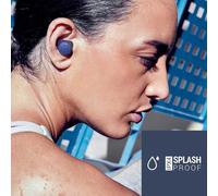 Racebuds - Écouteurs De Sport Sans Fil (Plastique 100% Recyclé,Résistance À L'Eau Ipx4,Secure-Fit+,Batterie De 22 H,Technologie Bluetooth) - Bleu