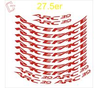 Raceface Arc30 Vtt Jante Autocollants Vélo Roue Ensemble Décoration Décalcomanie Vélo Accessoires Vtt 2 Roues/Ensemble - Type 27.5er Red