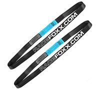 Racefoxx Lot de 2 sangles d'arrimage Noir 50 cm