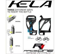 Saccon porte-bidon Race One Kela noir/bleu ciel