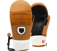 Racer - Moufles de ski en cuir premium avec isolation Primaloft® - 90 Leather Mitt Brown pour Femme en Cuir - Taille 8 - Marron Marron 8
