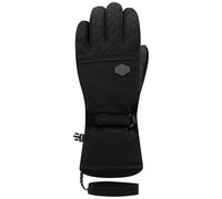 Racer - Gants de ski en Primaloft® - G Snow 5 Black pour Femme en Cuir - Taille S - Noir Noir S