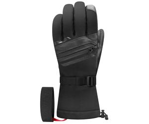 Racer - Gants de ski imperméables - Majesty Black Black pour Homme en Softshell - Taille S - Noir Noir S