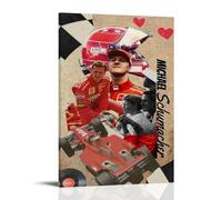 Racer Michael Schumacher Art Group Photos, art mural, impression photo, décoration moderne pour chambre familiale, 20 x 30 cm