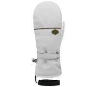 Racer - Moufles de ski en Primaloft® - M Snow 5 White pour Femme en Cuir - Taille M - Noir Noir M